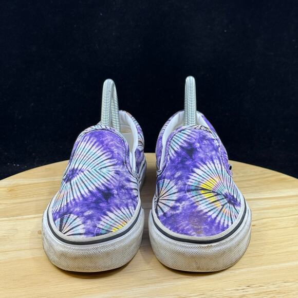 VANS Vans Classic Slip On Washed Tie-Dye Canvas Women’s Size 5.5 Sneakers - Picture 2 of 10